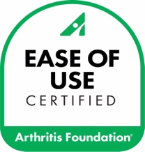Arthritis Foundation Ease of Use Certified