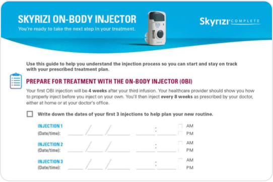 SKYRIZI On-Body Injector Guide 